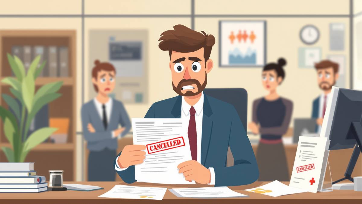 Illustration des conséquences pour une entreprise qui ne paie plus les cotisations de la mutuelle collective