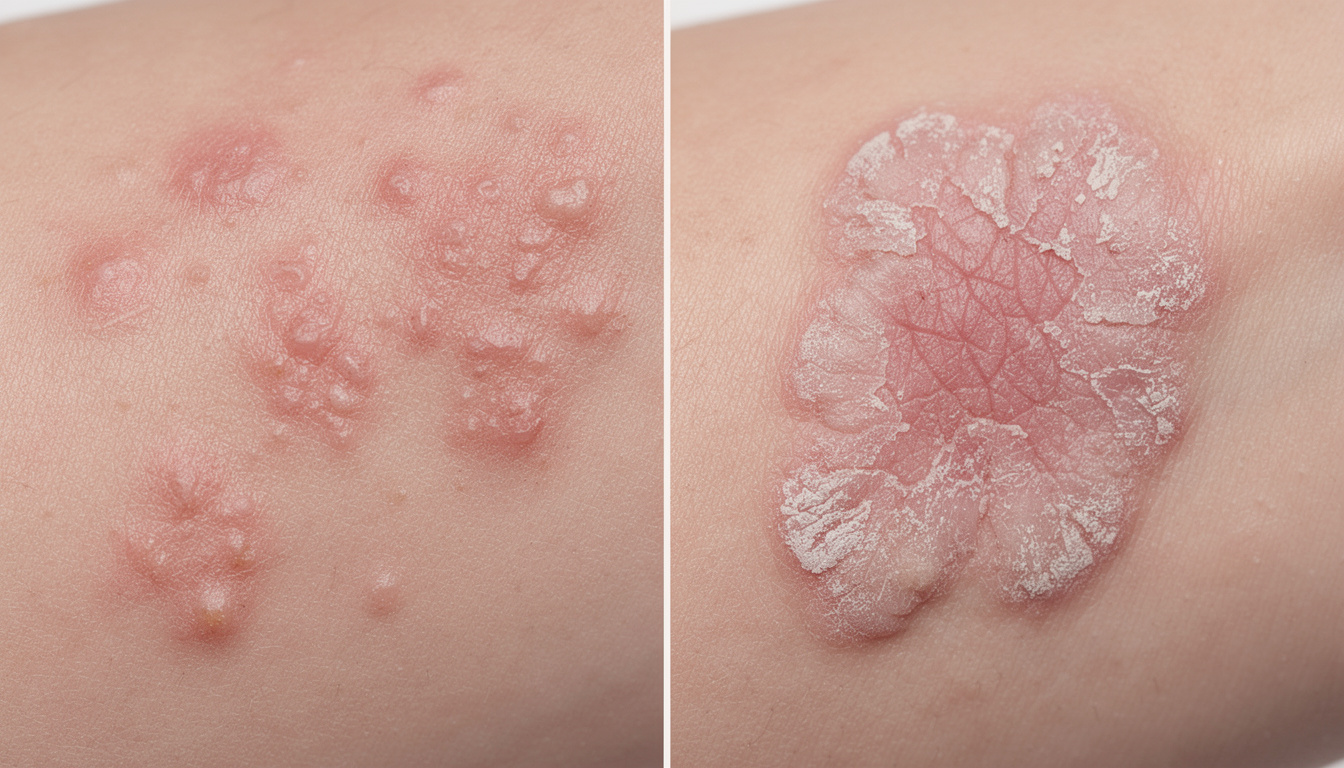 odkryj kluczowe różnice między egzemą a łuszczycą, aby lepiej zrozumieć te choroby skóry, ich objawy i leczenie.